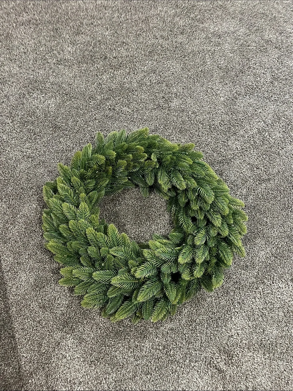 Bethlehem lights wreath.